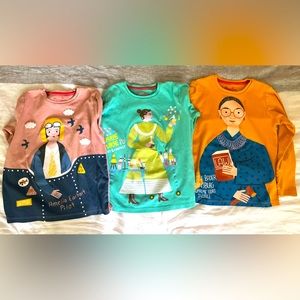 Bundle of 3 Piccolina Long Sleeve Shirts 💚
